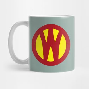 O&W Railroad NYO&W Railway Red & Yellow Logo Mug
